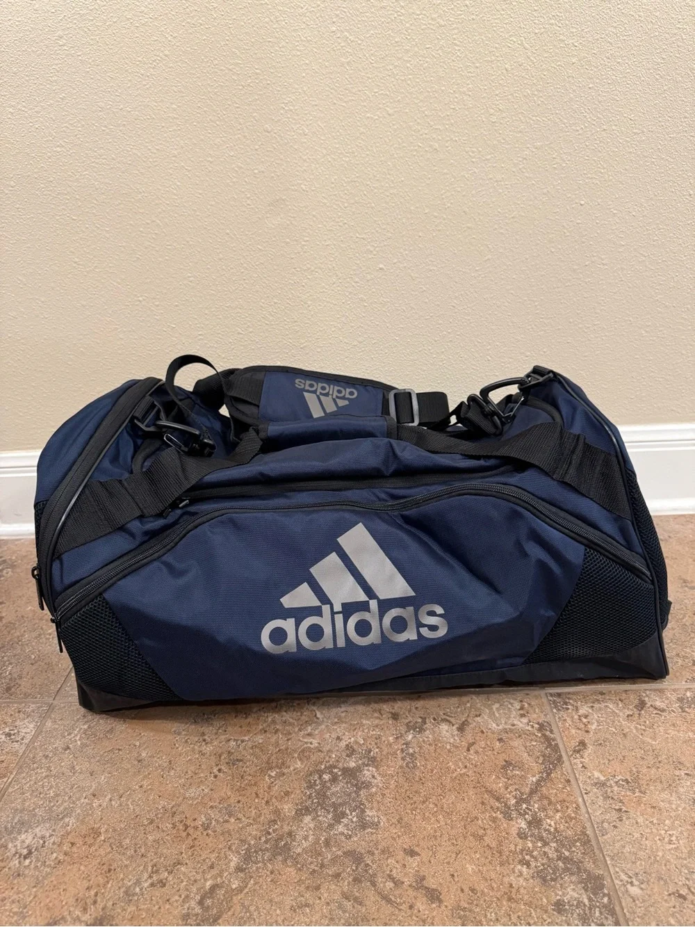 adidas Navy team issue duffel bag